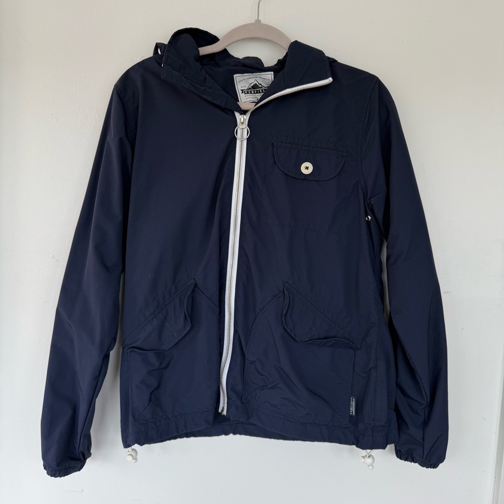 Penfield Navy Hooded Rain Jacket